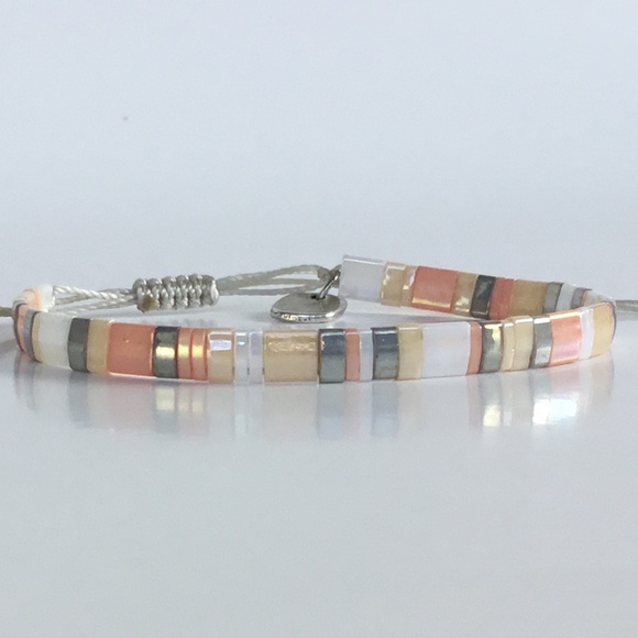 ⭐️HP⭐️Miyuki tila bead bracelet-Sand storm - Picture 2 of 3